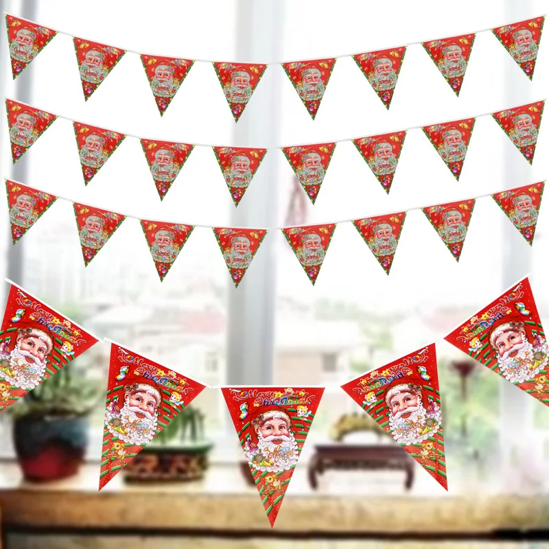 1set Christmas Decoration Banner Happy New Year Banner Triangle Flag Background Wall Layout Baby Shower Birthday Deco Pennant
1set Christmas Decoration Banner Happy New Year Banner Triangle Flag Background Wall Layout Baby Shower Birthday Deco Pennant