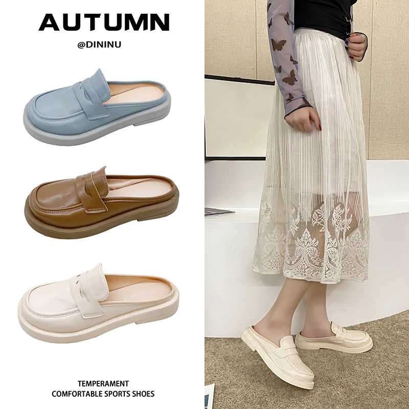 Shoes Woman's Slippers Med Luxury Slides Platform Cover Toe Loafers 2021 Flat Designer Soft Basic PU Rubber Fashion Square heel
Shoes Woman's Slippers Med Luxury Slides Platform Cover Toe Loafers 2021 Flat Designer Soft Basic PU Rubber Fashion Square heel