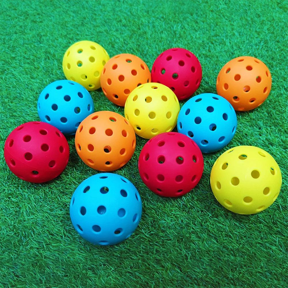 12Pcs 74MM Pickleball Balls 40 Holes Indoor Outdoor Backyard Training Competition Supplies
12Pcs 74MM Pickleball Balls 40 Holes Indoor Outdoor Backyard Training Competition Supplies
