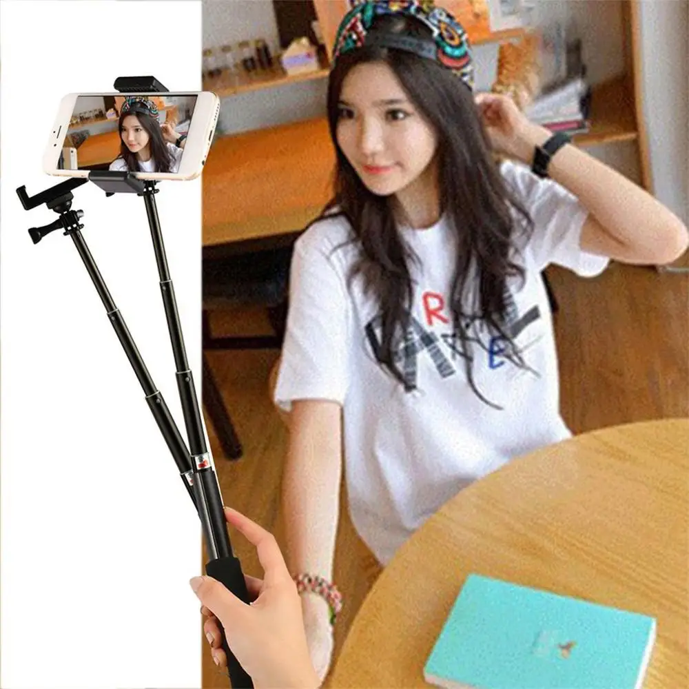 Tabletop Selfie Stick Monopod with Remote & Tripod Stand for iPhone and Android, for iPad, for Cell Phone & Tablets
Tabletop Selfie Stick Monopod with Remote & Tripod Stand for iPhone and Android, for iPad, for Cell Phone & Tablets