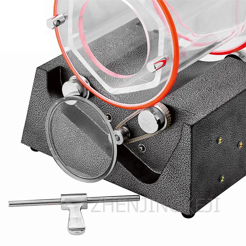 Desktop Jewelry Polisher Capacity 3kg Rotary Tumbler Polishing Machine Small Drum/Rolling Barrel Polished Machine KD-6808-130 
Desktop Jewelry Polisher Capacity 3kg Rotary Tumbler Polishing Machine Small Drum/Rolling Barrel Polished Machine KD-6808-130