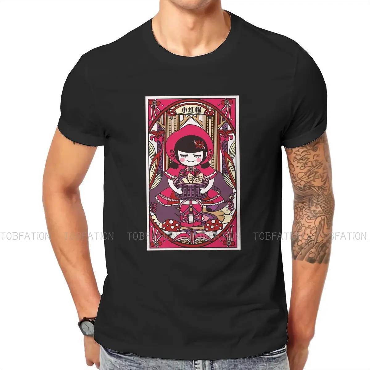 Art Painting Casual TShirt Little Red Riding Hood Grimm's Fairy Tales Style Streetwear Casual T Shirt Men Short Sleeve Gift
Art Painting Casual TShirt Little Red Riding Hood Grimm's Fairy Tales Style Streetwear Casual T Shirt Men Short Sleeve Gift