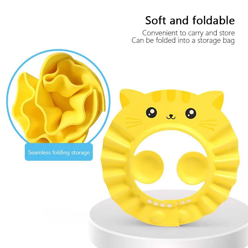 Baby Children Kids Safe Shampoo Bathing Shower Cap Cute Wash Hair Shield Adjustable Elastic Shampoo Cap Home Accessories Tools
Baby Children Kids Safe Shampoo Bathing Shower Cap Cute Wash Hair Shield Adjustable Elastic Shampoo Cap Home Accessories Tools