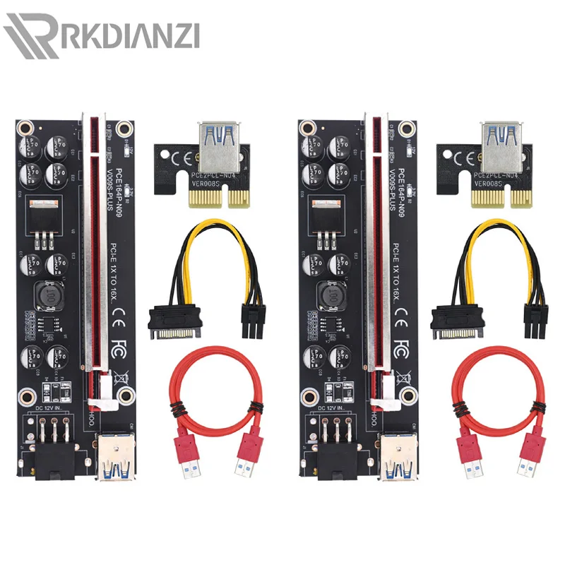 Райзер-карта Ver009S Plus PCI-E, 30 см, 60 см, 100 см, кабель USB 3,0, удлинитель PCI Express 1X на 16X, адаптер PCIe для майнинга GPU
Райзер-карта Ver009S Plus PCI-E, 30 см, 60 см, 100 см, кабель USB 3,0, удлинитель PCI Express 1X на 16X, адаптер PCIe для майнинга GPU