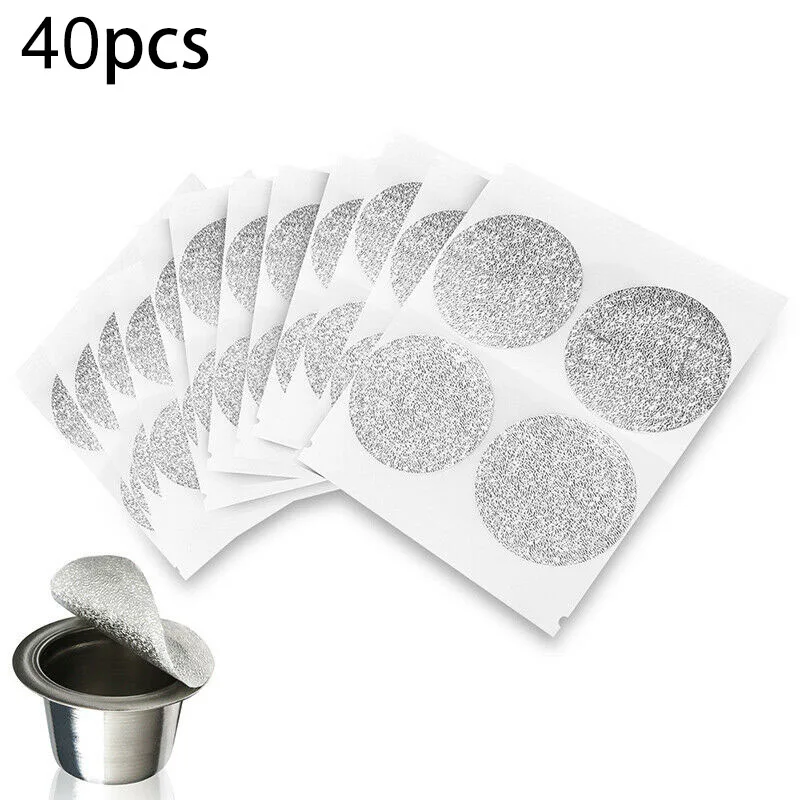 40/60Pcs Aluminum Foil Coffee Capsule Seal Lids Pods Stickers For Nespresso Kitchen Coffee Supplies New Arrival
40/60Pcs Aluminum Foil Coffee Capsule Seal Lids Pods Stickers For Nespresso Kitchen Coffee Supplies New Arrival