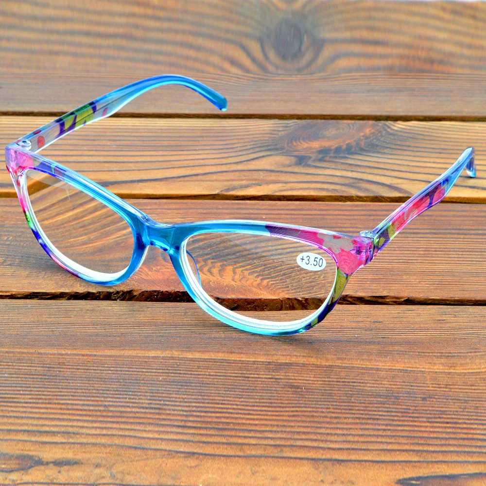 Round Blue Flower Frame Full-rim Retro Handcrafted Spectacles Multi-coated Fashion Reading Glasses +0.75 To +4
Round Blue Flower Frame Full-rim Retro Handcrafted Spectacles Multi-coated Fashion Reading Glasses +0.75 To +4