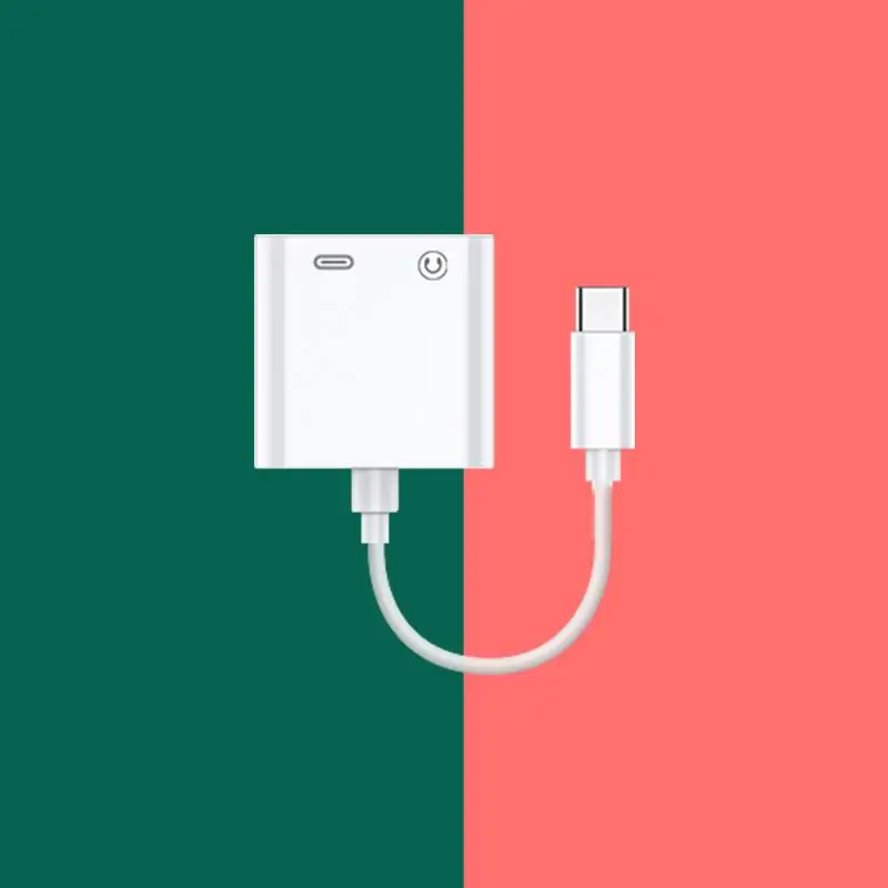 2 In 1 Dual Type C Lighting Jack Earphone Adapter For Iphone 11 10 To 3.5mm Aux Audio Headphones Splitter Charging Converter
2 In 1 Dual Type C Lighting Jack Earphone Adapter For Iphone 11 10 To 3.5mm Aux Audio Headphones Splitter Charging Converter