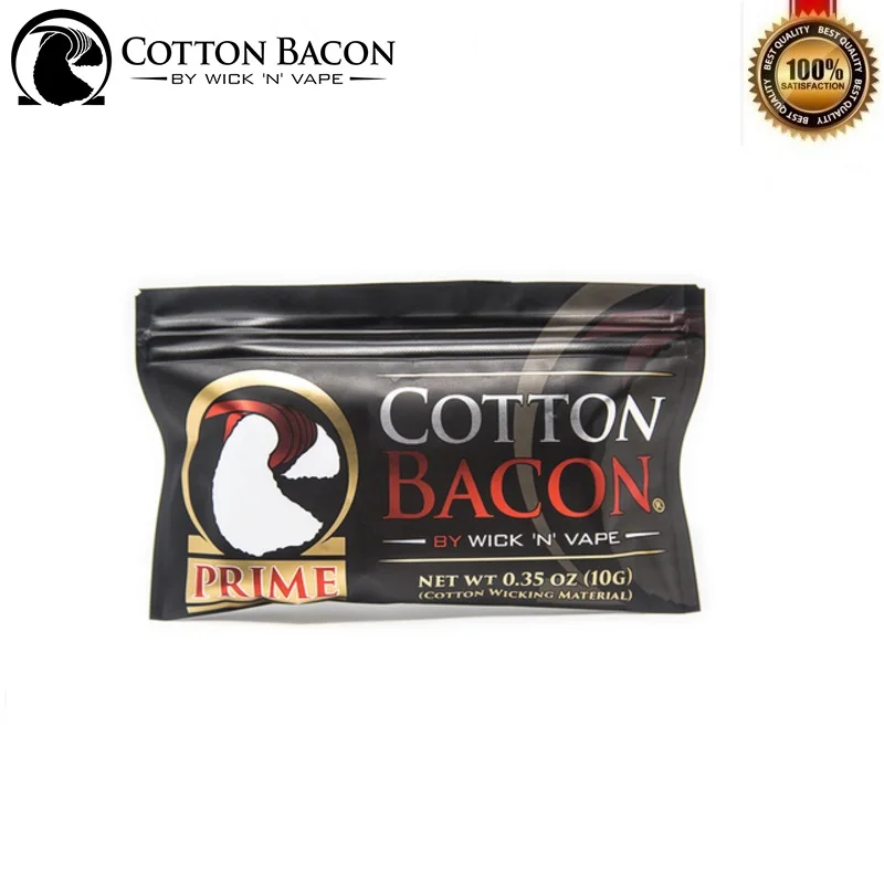 Original Wick N Vape Cotton Bacon Prime for RDA RDTA RTA Tank Rebuild Vape Atomizer Vaporizer Accessory No Chemicals Pesticides
Original Wick N Vape Cotton Bacon Prime for RDA RDTA RTA Tank Rebuild Vape Atomizer Vaporizer Accessory No Chemicals Pesticides