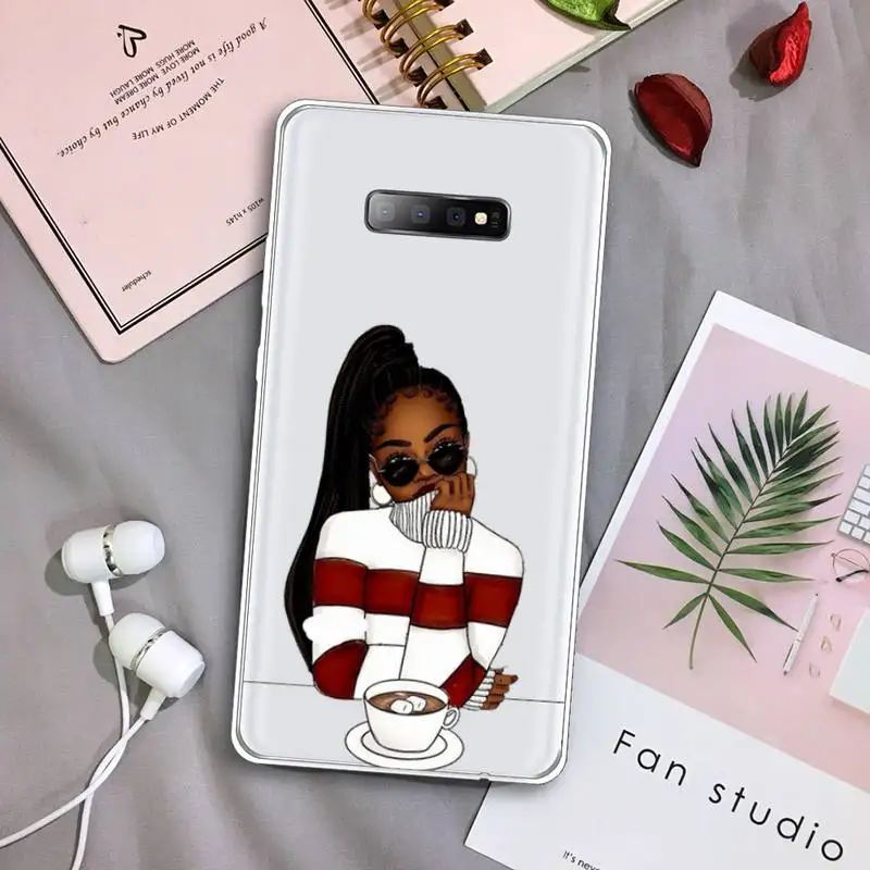 Black braids black girl Phone Case Transparent For Samsung Galaxy A71 A21s S8 S9 S10 plus note 20 ultra
Black braids black girl Phone Case Transparent For Samsung Galaxy A71 A21s S8 S9 S10 plus note 20 ultra
