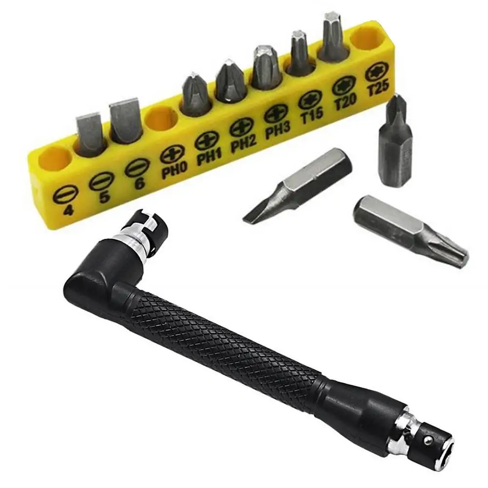 L-shaped Dual Head 1/4 Inch 6.35mm Mini Socket Wrench Screwdriver Tool Key Utility Tools Mobile Phone Repair Tool Drill Set
L-shaped Dual Head 1/4 Inch 6.35mm Mini Socket Wrench Screwdriver Tool Key Utility Tools Mobile Phone Repair Tool Drill Set