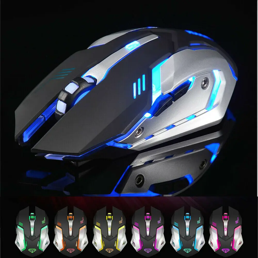 New LED Wireless Mouse Cordless Optical Mice For PC Laptop Computer 2.4GHz Games
New LED Wireless Mouse Cordless Optical Mice For PC Laptop Computer 2.4GHz Games