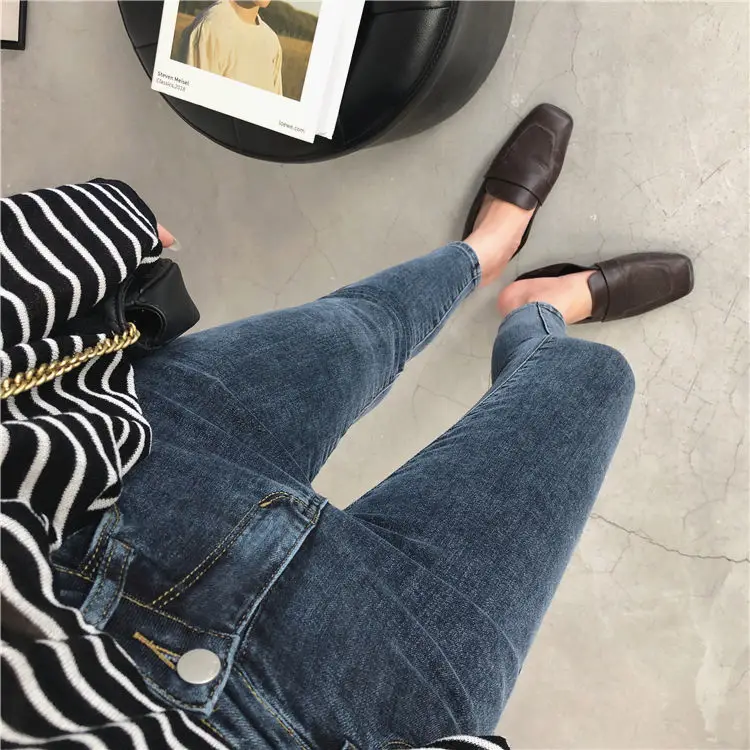 Women 2021 Spring Autumn Fashion New Solid Color Denim Trousers Female High Waist Pencil Pants Ladies Skinny Stretch Jeans P89
Women 2021 Spring Autumn Fashion New Solid Color Denim Trousers Female High Waist Pencil Pants Ladies Skinny Stretch Jeans P89