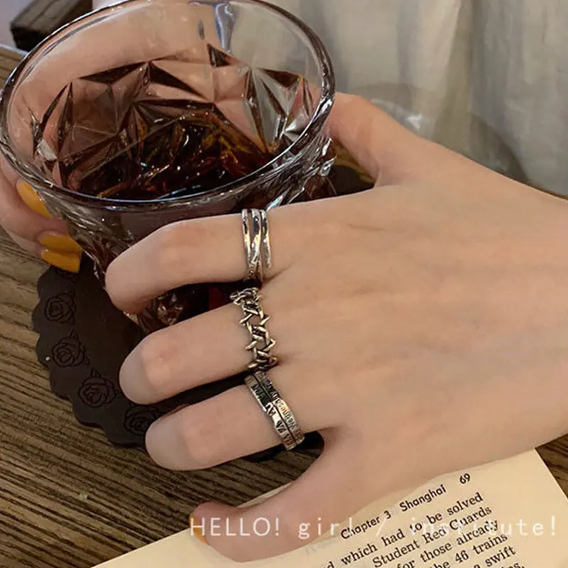 Rings Sets Resizeble for Women Aesthatic Grunge Vintage Open Ring for Gilrs Fashion Tail Ring for Men Couple Ring Gift Jewelry
Rings Sets Resizeble for Women Aesthatic Grunge Vintage Open Ring for Gilrs Fashion Tail Ring for Men Couple Ring Gift Jewelry