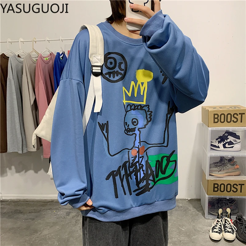 YASUGUOJI Womens Sweatshirts Hoodies 2020 Cartoon Scrawl Hoodies women Long Sleeve O Neck Ladies Sweatshirt Casual Pullover
YASUGUOJI Womens Sweatshirts Hoodies 2020 Cartoon Scrawl Hoodies women Long Sleeve O Neck Ladies Sweatshirt Casual Pullover