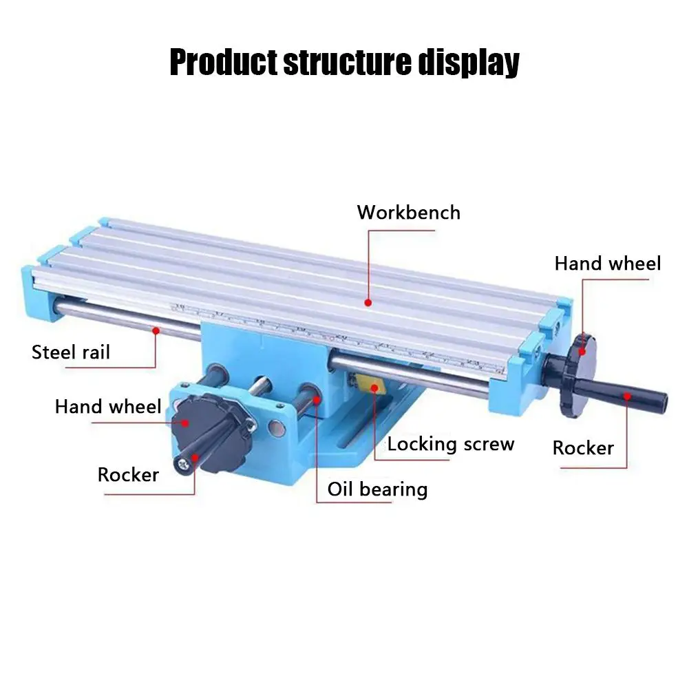 Compound Table Working Cross Slide Table Worktable For Milling Drilling Bench Multifunction Adjustable X-Y Dropshipping
Compound Table Working Cross Slide Table Worktable For Milling Drilling Bench Multifunction Adjustable X-Y Dropshipping