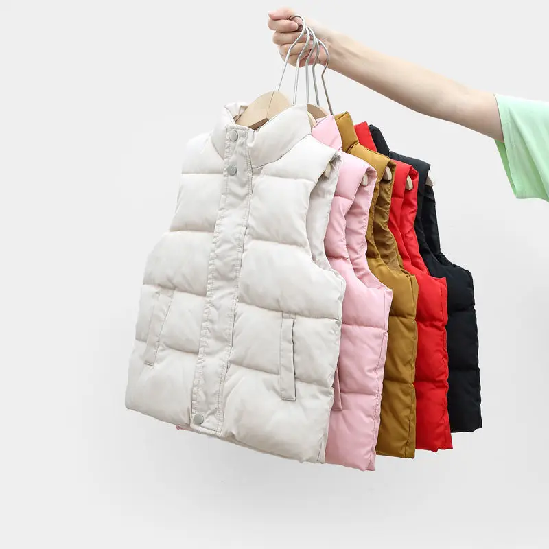 Autumn Winter Children Stand-up Collar Vests Coats 2-12 Year Warm Waistcoats For Boys & Girls Little Children Vests Unisex
Autumn Winter Children Stand-up Collar Vests Coats 2-12 Year Warm Waistcoats For Boys & Girls Little Children Vests Unisex
