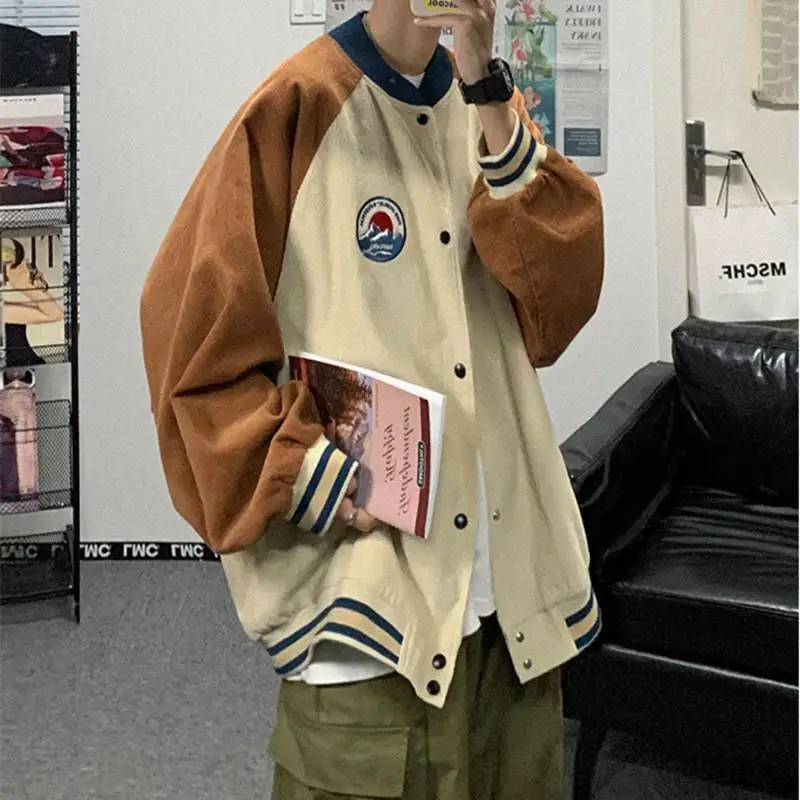 2021 new trendy brand retro jacket male autumn trend hit color baseball uniform student couple casual jacket male clothes jacket
2021 new trendy brand retro jacket male autumn trend hit color baseball uniform student couple casual jacket male clothes jacket