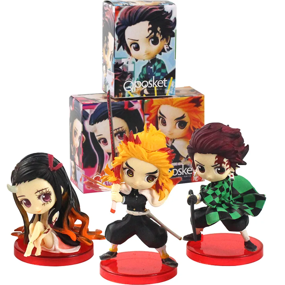 3pcs 7cm Q Posket Demon Slayer Figures Tanjirou Kamado Nezuko Rengoku Kyoujurou Kimetsu no Yaiba Anime Model Dolls
3pcs 7cm Q Posket Demon Slayer Figures Tanjirou Kamado Nezuko Rengoku Kyoujurou Kimetsu no Yaiba Anime Model Dolls