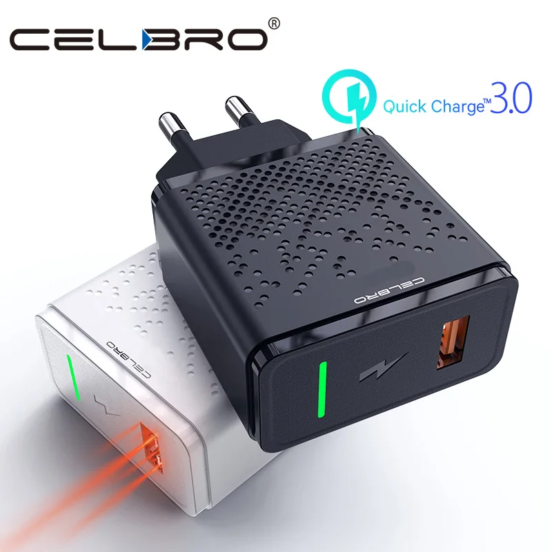 Светодиодный дисплей быстрое зарядное устройство для мобильного телефона QC 3 0