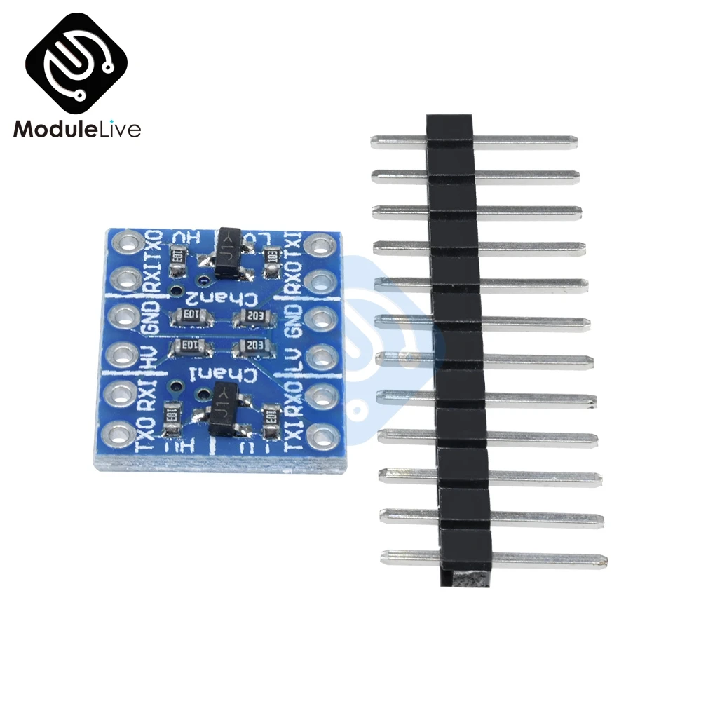 5 шт. два 2 канала IIC I2C логический преобразователь уровня двунаправленный Модуль