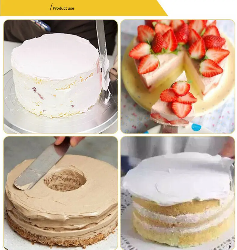 Three pieces Stainless Steel Butter Cake Cream Knife Spatula Baking Tool Mould Spatulas Set 
Three pieces Stainless Steel Butter Cake Cream Knife Spatula Baking Tool Mould Spatulas Set