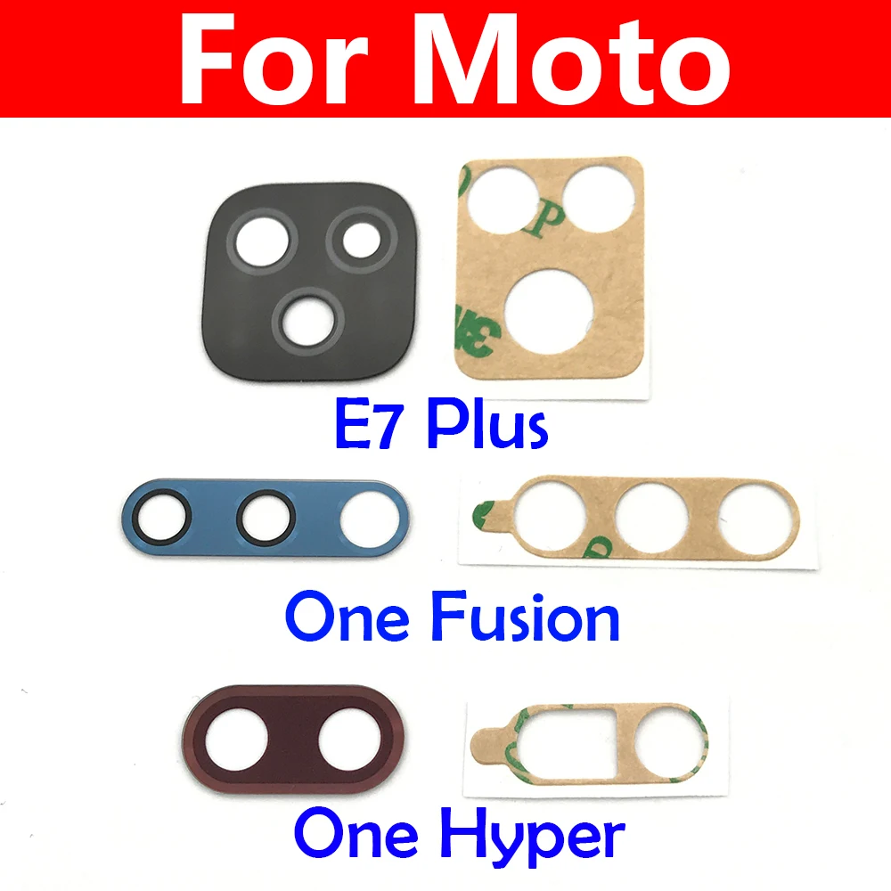 2 шт. Новинка для Moto Z3 G9 Play Z4 X4 G8 E7 Plus Power Lite One Zoom Hyper Fusion E 2020 задняя камера стеклянный