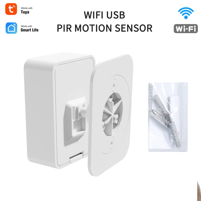 Датчик движения Tuya с Wi-Fi и PIR-датчиком для умного дома, инфракрасное освещение, охранная сигнализация с дистанционным управлением от Smart Life
Датчик движения Tuya с Wi-Fi и PIR-датчиком для умного дома, инфракрасное освещение, охранная сигнализация с дистанционным управлением от Smart Life