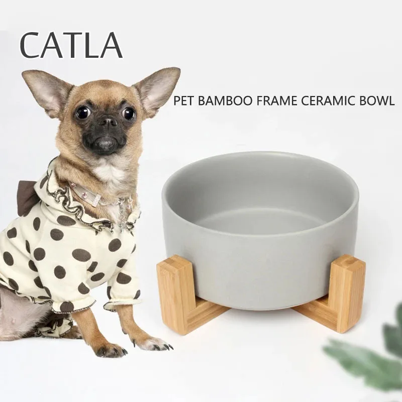 Catla Ceramic Cats Dogs Bowl with Stand Pets Food Storage Dog Food Container Elevated Dog Bowl Cat Water Fountain Pet Supplies
Catla Ceramic Cats Dogs Bowl with Stand Pets Food Storage Dog Food Container Elevated Dog Bowl Cat Water Fountain Pet Supplies
