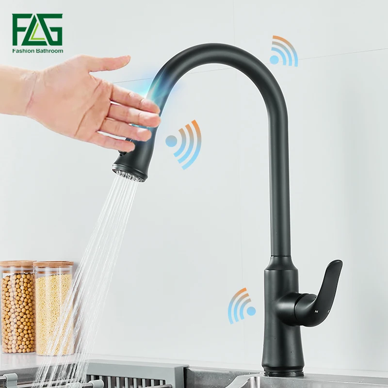 FLG Touch Control Kitchen Faucets Smart Sensor Kitchen Tap Touch Faucet for Kitchen Pull Down Sink Mixer Faucet CP1217-33B
FLG Touch Control Kitchen Faucets Smart Sensor Kitchen Tap Touch Faucet for Kitchen Pull Down Sink Mixer Faucet CP1217-33B