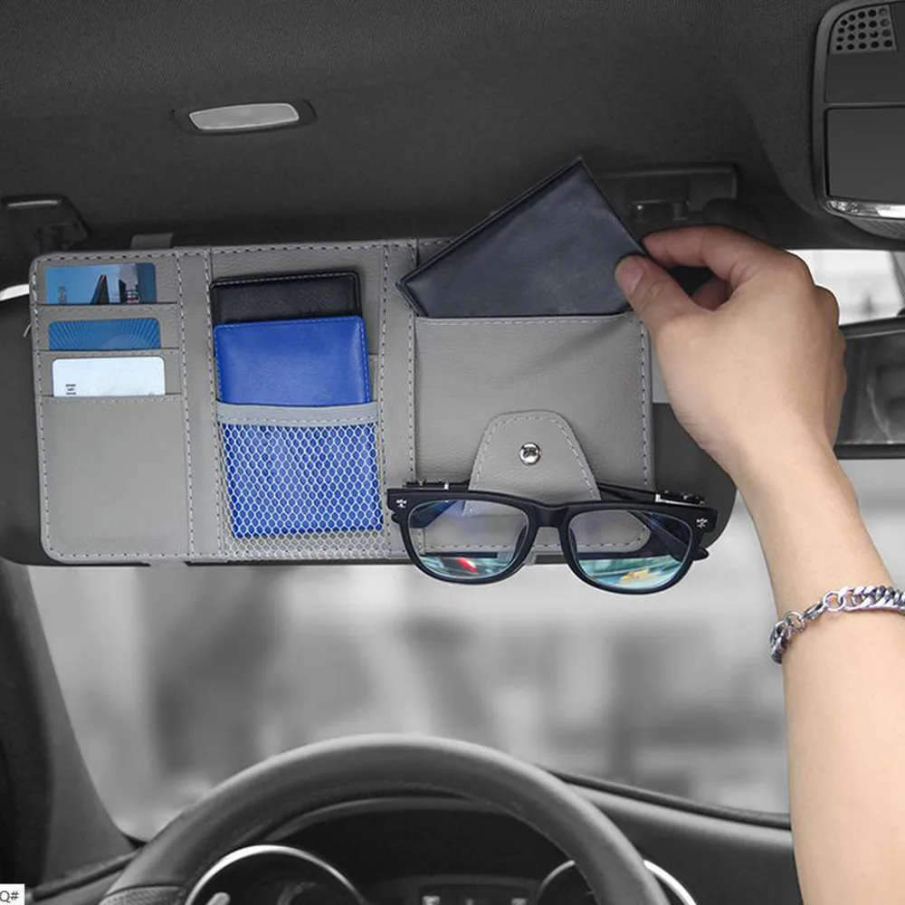 PU Car Sun Visor Pocket Organizer Pouch Bag Card Pen Glasses Storage Holder Car Sunshade Organizer
PU Car Sun Visor Pocket Organizer Pouch Bag Card Pen Glasses Storage Holder Car Sunshade Organizer