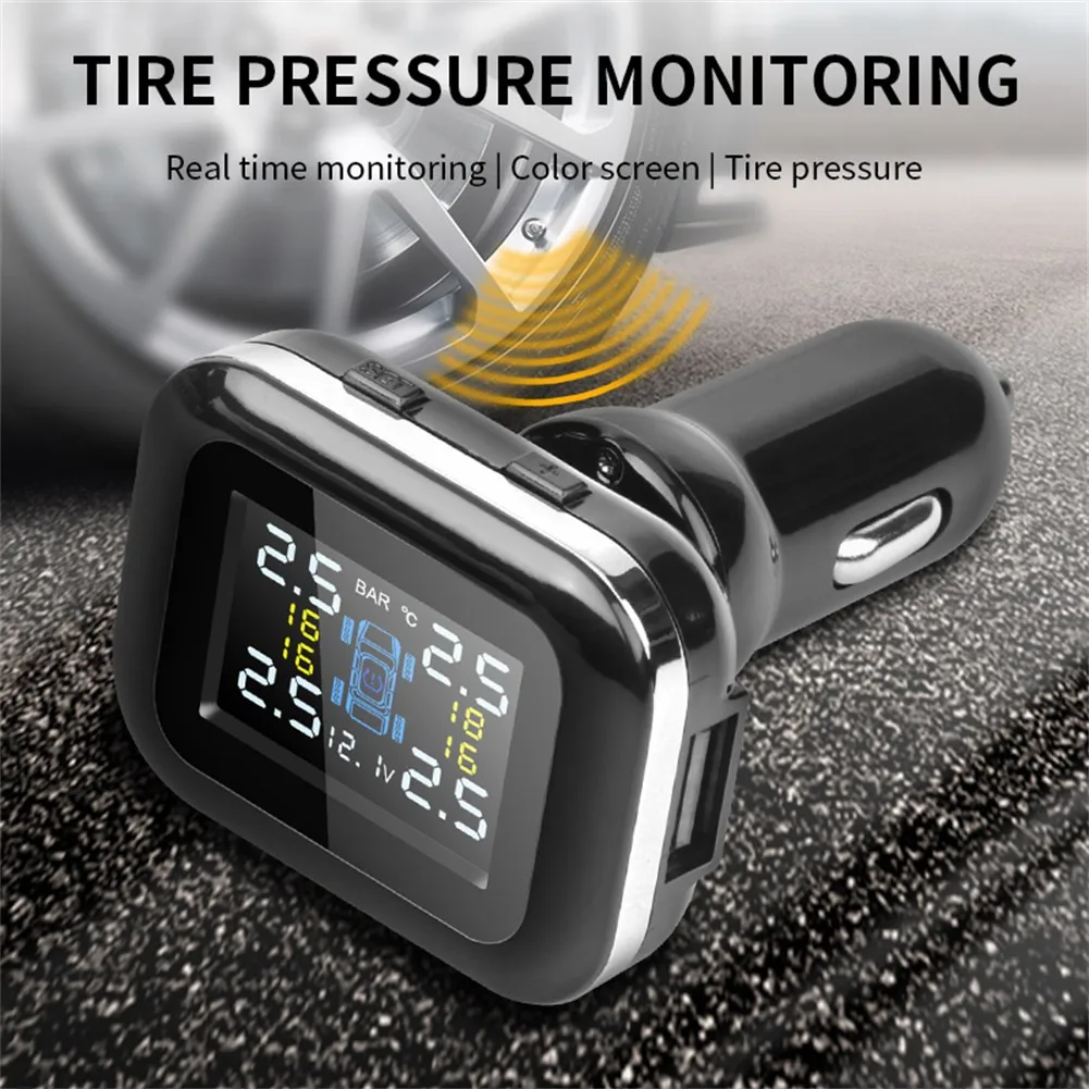 TPMS Auto Car Wireless Tire Pressure Alarm Monitoring System+4External Sensor Tire Pressure Monitoring
TPMS Auto Car Wireless Tire Pressure Alarm Monitoring System+4External Sensor Tire Pressure Monitoring