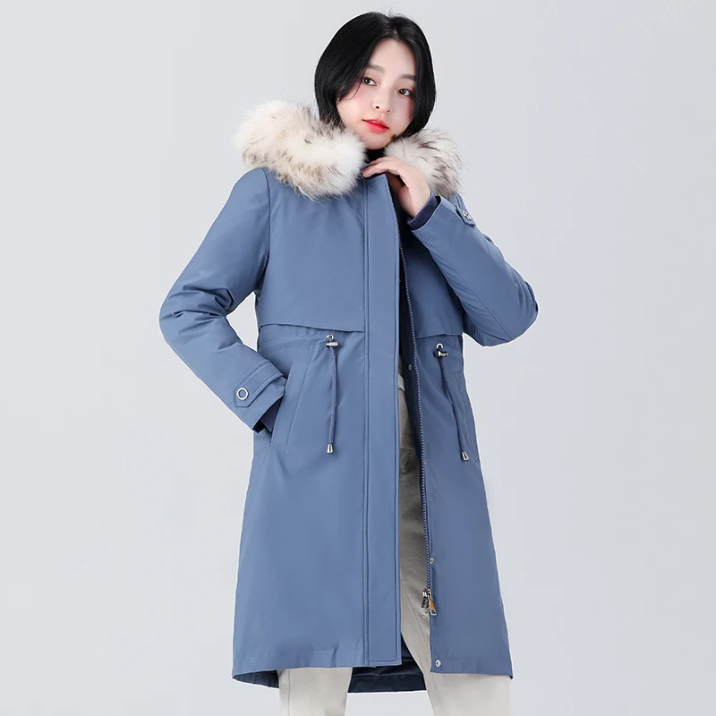 Женская куртка на белом утином пуху, зимняя парка с 2021 натуральным лисьим мехом, с капюшоном, теплая, толстая, черная, Gxy161
Женская куртка на белом утином пуху, зимняя парка с 2021 натуральным лисьим мехом, с капюшоном, теплая, толстая, черная, Gxy161