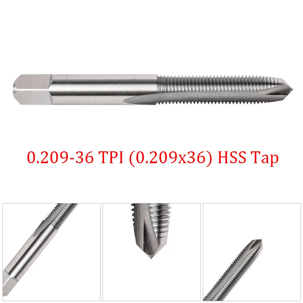 3-slot TPI Tap Steel Thread Tap Plug Faucet-pointed Start Faucet 0.209x36 TPI HSS Taps With Case For Tire Valve Stem Holes
3-slot TPI Tap Steel Thread Tap Plug Faucet-pointed Start Faucet 0.209x36 TPI HSS Taps With Case For Tire Valve Stem Holes