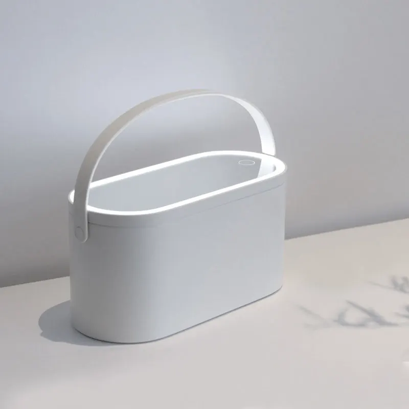 Portable Makeup Organizer Box Skin Care Organzier for Makeup with Mirror LED Ring Light for Travel MH88
Portable Makeup Organizer Box Skin Care Organzier for Makeup with Mirror LED Ring Light for Travel MH88
