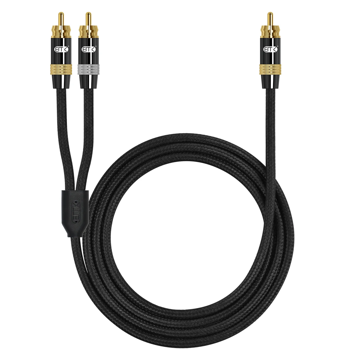 RCA Y-Splitter Cable RCA to 2 RCA Male 24K Gold Plate Digital Stereo Audio for Subwoofer Home Theater TV Speaker 3m
RCA Y-Splitter Cable RCA to 2 RCA Male 24K Gold Plate Digital Stereo Audio for Subwoofer Home Theater TV Speaker 3m