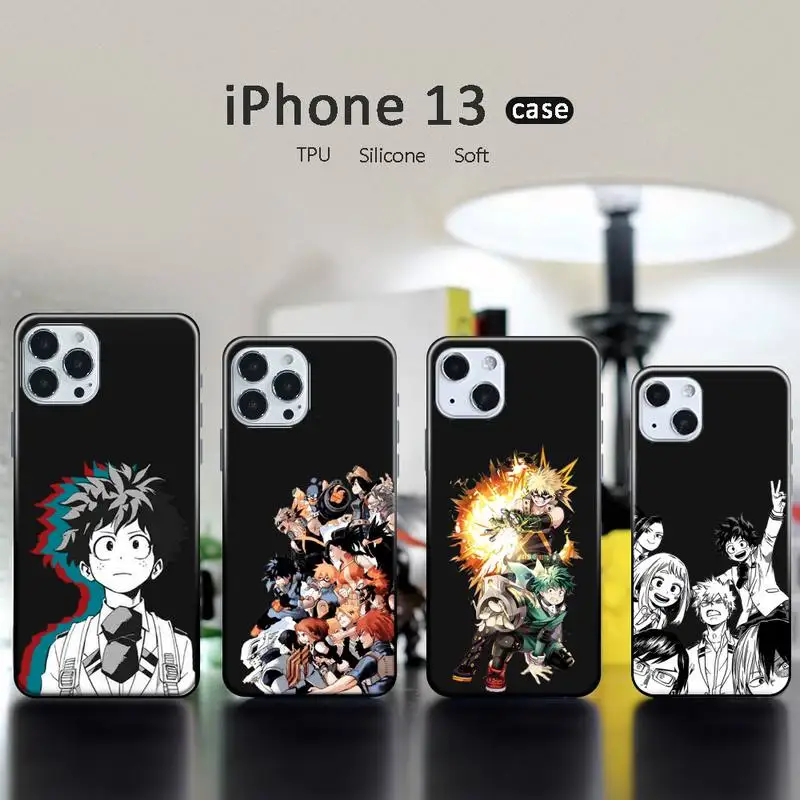 My Hero Academia Phone Case for iphone 13 12 11 pro mini XS max 6 6s 7 8 plus X XR soft TPU coque shell funda Anime Cartoon
My Hero Academia Phone Case for iphone 13 12 11 pro mini XS max 6 6s 7 8 plus X XR soft TPU coque shell funda Anime Cartoon