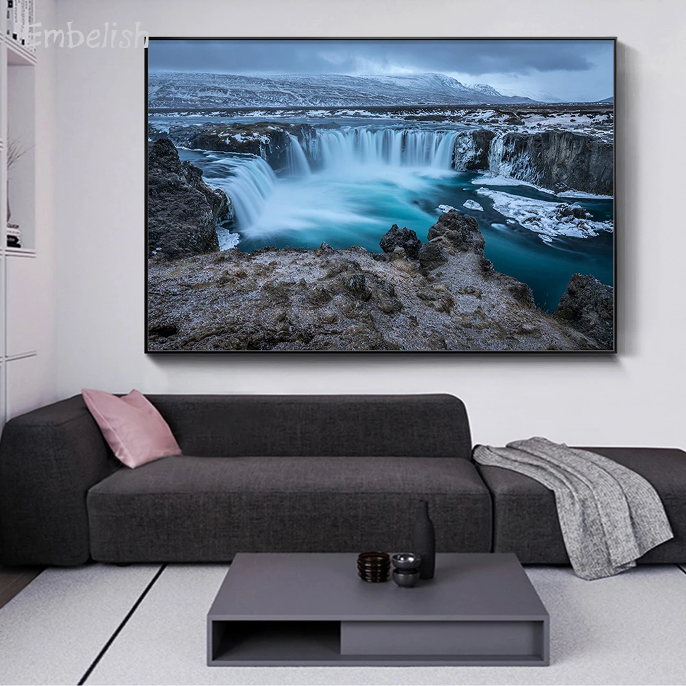 1 Pieces Blue Sky And Waterfall Landscape Modern Home Decor Posters For Living Room Wall Art Pictures HD Print Canvas Paintings
1 Pieces Blue Sky And Waterfall Landscape Modern Home Decor Posters For Living Room Wall Art Pictures HD Print Canvas Paintings