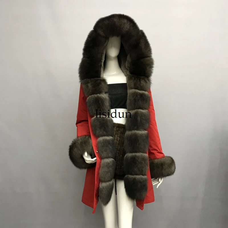 2019 Real fur coat fox parkas winter jacket coat women parka big real raccoon fur collar natural fox fur liner long outerwear
2019 Real fur coat fox parkas winter jacket coat women parka big real raccoon fur collar natural fox fur liner long outerwear