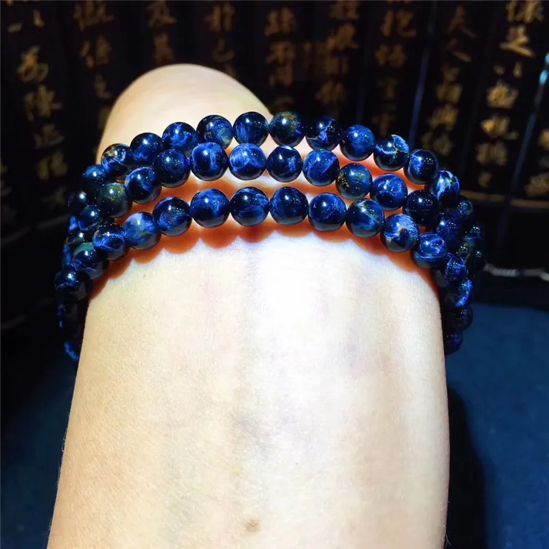 NEW ARRIVE THREE LAYERS 5.5MM-6MM NATURAL BLUE PIETERSITE STONE BRACELET WOMEN'S BRACELET FINE STONE BRACELET GREAT GIFT
NEW ARRIVE THREE LAYERS 5.5MM-6MM NATURAL BLUE PIETERSITE STONE BRACELET WOMEN'S BRACELET FINE STONE BRACELET GREAT GIFT
