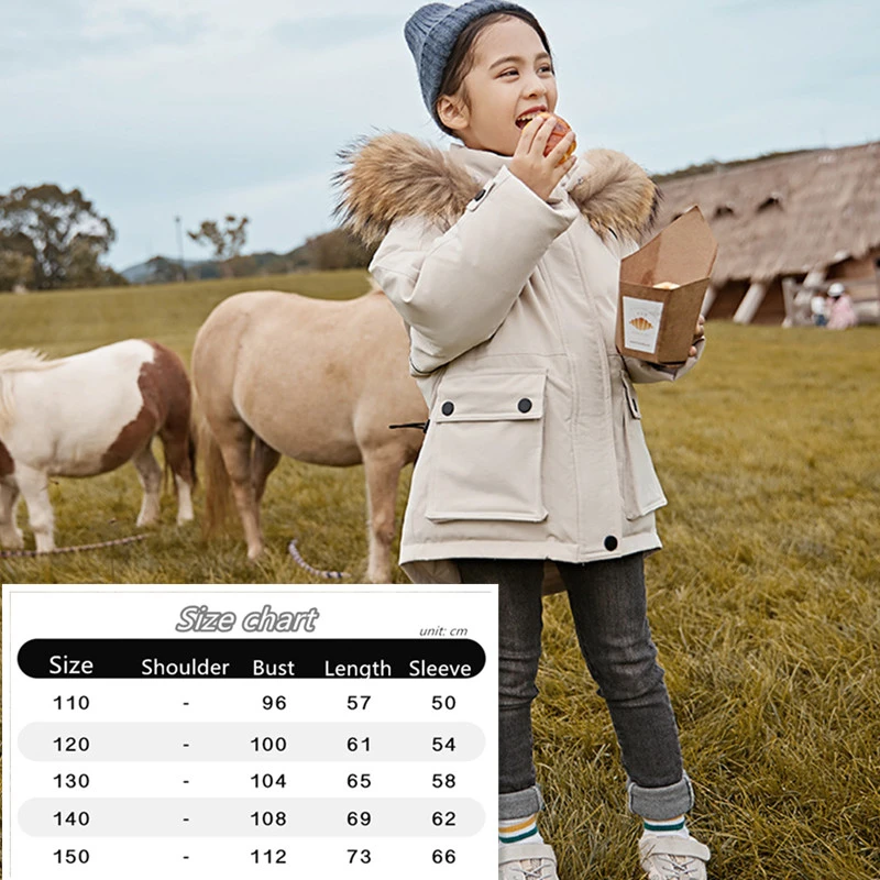 Children's Down Jacket Mid-length Tops Winter Outdoor Camping Playing Sport Student Climbing New Girls' Boy Warm Coat Clothing
Children's Down Jacket Mid-length Tops Winter Outdoor Camping Playing Sport Student Climbing New Girls' Boy Warm Coat Clothing