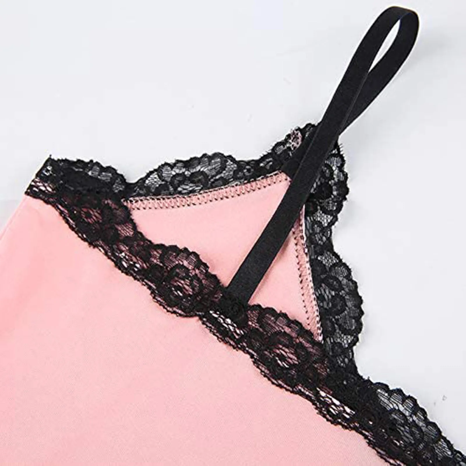 Womens Lace Camisole Dresses Sexy Deep V Neck Lingerie Patchwork Mini Dress femme robe 2021
Womens Lace Camisole Dresses Sexy Deep V Neck Lingerie Patchwork Mini Dress femme robe 2021