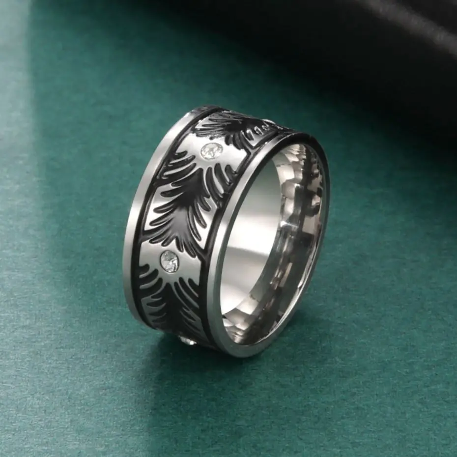 My Shape Pine Tree Grass Crystal Rings for Men Women Stainless Steel Finger Ring Wedding Jewelry Christmas Gift anillos mujer
My Shape Pine Tree Grass Crystal Rings for Men Women Stainless Steel Finger Ring Wedding Jewelry Christmas Gift anillos mujer