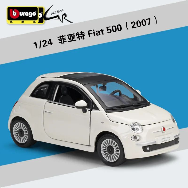 Bburago 1:24 Model Car Simulation Alloy Racing Metal Toy Car Children Toy Gift Collection 2007 Fiat 500
Bburago 1:24 Model Car Simulation Alloy Racing Metal Toy Car Children Toy Gift Collection 2007 Fiat 500