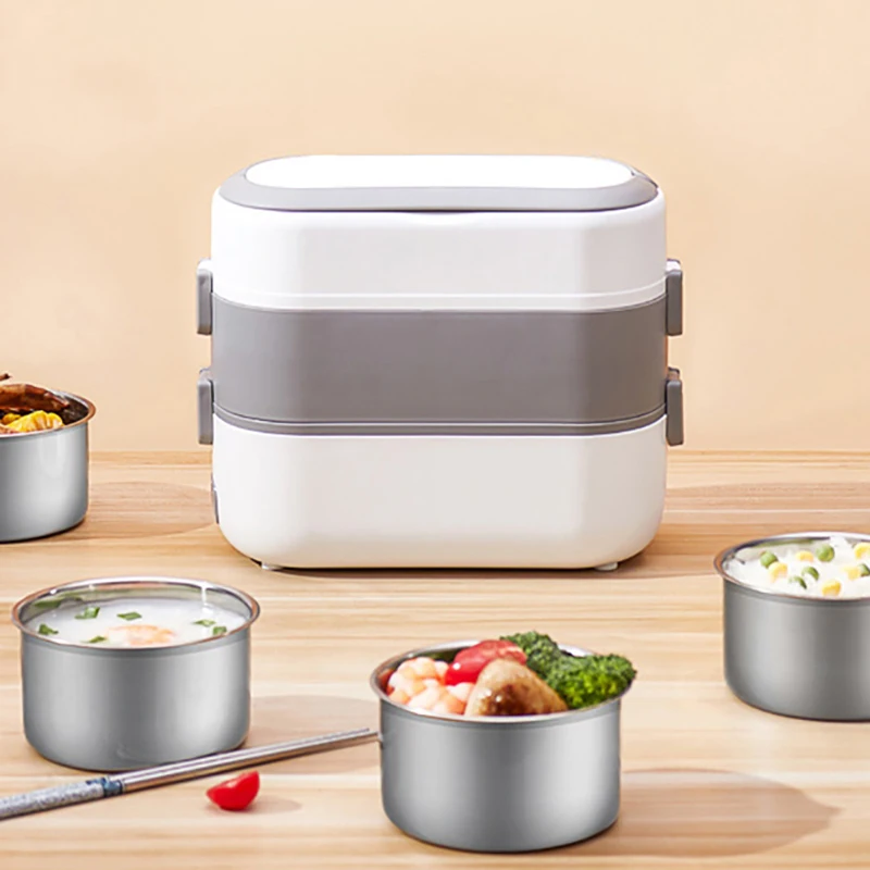 Stainless Steel Electric Lunch Box Thermal Heating Food Storage Container Portable Office Heating Insulation Microwave Bento Box
Stainless Steel Electric Lunch Box Thermal Heating Food Storage Container Portable Office Heating Insulation Microwave Bento Box