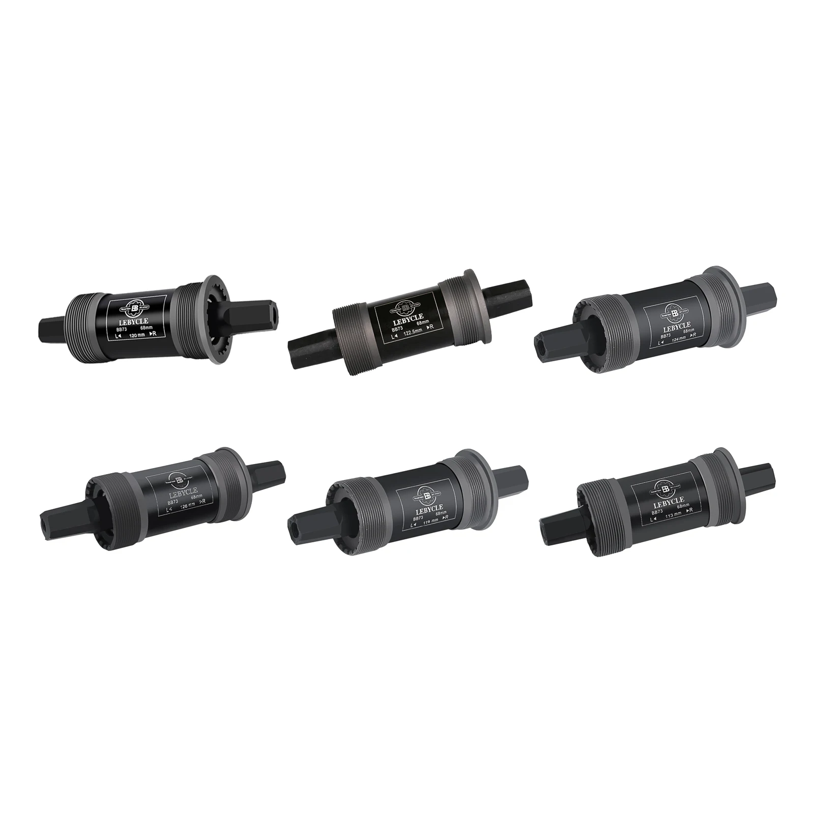 Square BB Bike Bottom Bracket 68 x 113/120/122.5/124/126/110.5mm Bicycle Square Spindle Threaded BB Repairing Bottom Brackets
Square BB Bike Bottom Bracket 68 x 113/120/122.5/124/126/110.5mm Bicycle Square Spindle Threaded BB Repairing Bottom Brackets