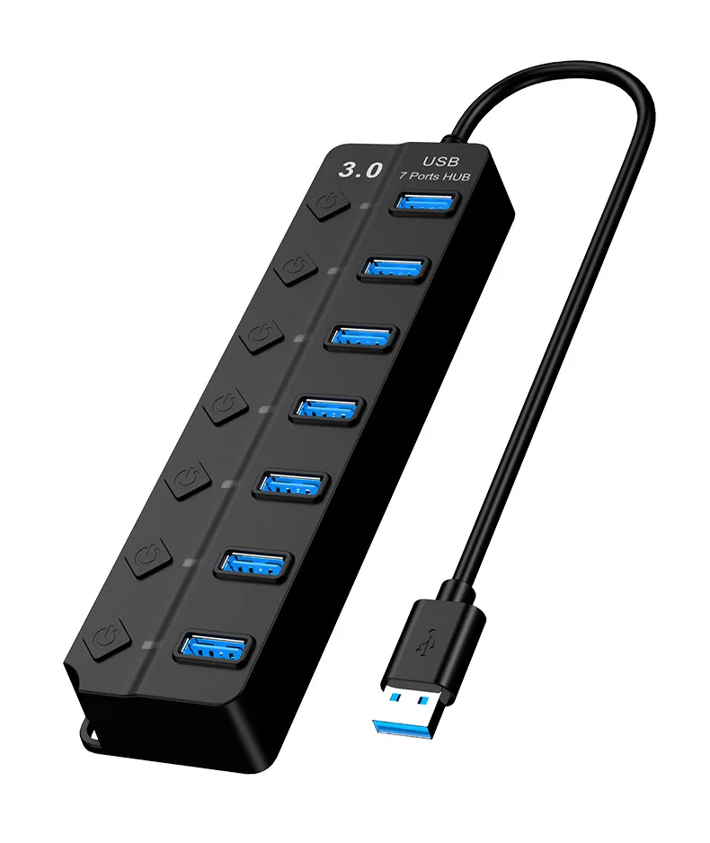 Компьютерные аксессуары, 7 портов USB 3,0, разветвитель, адаптер питания, несколько расширителей с переключателем без драйвера, Plug And Play
Компьютерные аксессуары, 7 портов USB 3,0, разветвитель, адаптер питания, несколько расширителей с переключателем без драйвера, Plug And Play