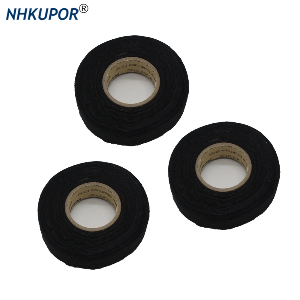 3pcs/lot 19mm*15M Wiring Harness Velvet Cloth Tape For Car Automotive Heat Resistant Soft anti-wear resistance
3pcs/lot 19mm*15M Wiring Harness Velvet Cloth Tape For Car Automotive Heat Resistant Soft anti-wear resistance