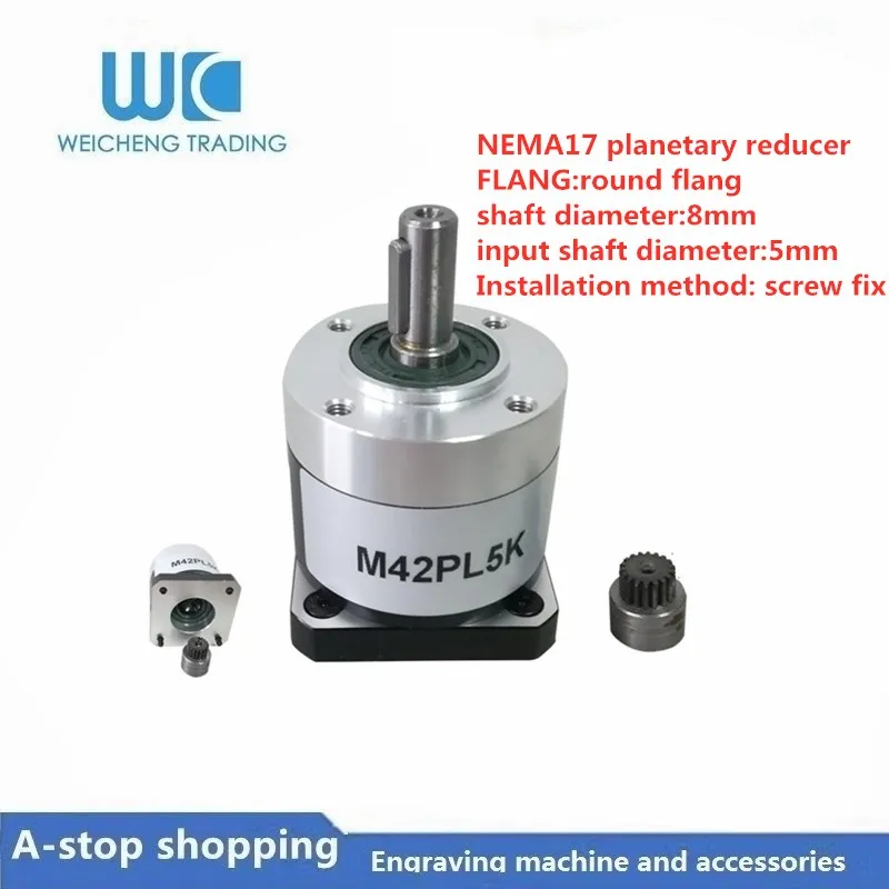 Planetary Gearbox Ratio 3 4 5 6 8 :1 Nema34 86mm 3000rpm Speed Reducer Shaft 14mm Carbon steel Gear for Stepper Motor
Planetary Gearbox Ratio 3 4 5 6 8 :1 Nema34 86mm 3000rpm Speed Reducer Shaft 14mm Carbon steel Gear for Stepper Motor