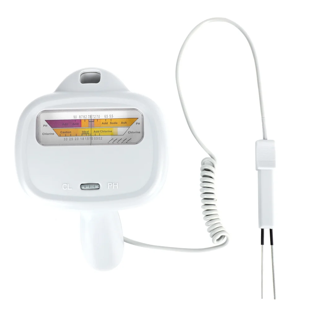 1Pc Swimming Pool Tester Water Quality PH Detecting Device CL2 Tester (White)
1Pc Swimming Pool Tester Water Quality PH Detecting Device CL2 Tester (White)