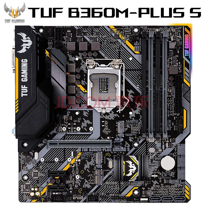 Материнская плата ASUA tuf b360m plus чипсет Intel lga1151 b360 DIMM DDR4 поддерживает процессор i7